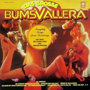Das Grosse Bums Vallera, Naughty Songs From Germany Record Vinyl LP